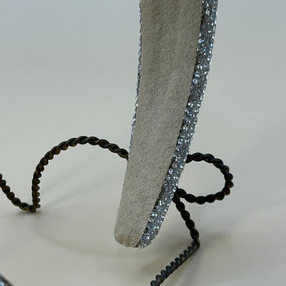 I Am Sparkle Fancy Glitter Rhinestone Foam Puff Headband Metallic Party Women's - Picture 6 of 8